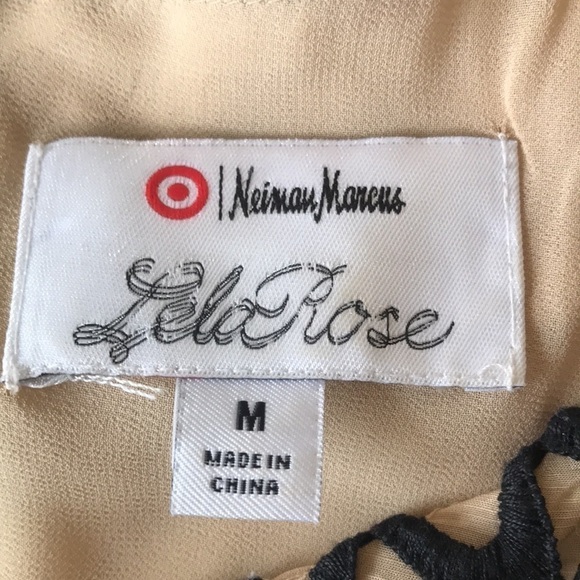 Lela Rose Neiman Marcus Target Guipure Cotton Silk Sleeveless Floral Lace Top - Picture 6 of 10